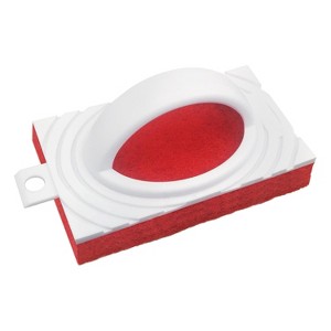 Lola Products All Purpose Scrubber, Medium Duty Fiber Pad, Bath and Tile Scrubber, Grip Handle, Multi-Surface Cleaner, 1 Pack - 1 of 4