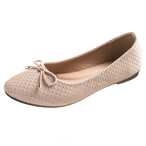 Comfortable on sale nude flats