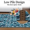 Washable Area Rugs, Rug Geometric Modern Rug for Bedroom, Non Slip Throw, Rugs Low Pile Stain Resistant Carpet for Nursery Dining Room - 2 of 4