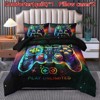 Gamer Dream Controller-Themed Comforter Set - Microfiber Bedding,1Comforter+2PillowCover,for Gaming Rooms,Deeply loved by children - 3 of 4