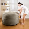 Hooseng Bean Bag Chair, 4FT Bean Bag with Velvet Cover, Giant Bean Bag Chairs  with Filler Adult, Bean Bag Sofa Filled with High-Density Sponge - 3 of 4