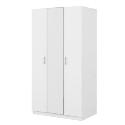 NicBex 70.09"H Armoire Wardrobe Closet Storage Cabinet with 2 Doors & Shelves & Mirror for Bedroom