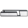 MAYEERTY Minimalist Rectangle Extendable TV Stand Cabinet with 2 Drawers 1 Cabinet for Living Room Black - 3 of 4