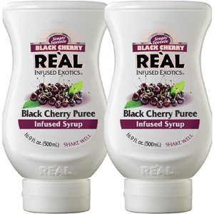 Reàl Infused Exotics Simply Squeeze Infused Syrup Black Cherry 16.9oz Bottle for Mix- ologists, Chefs, Cooks - 1 of 4