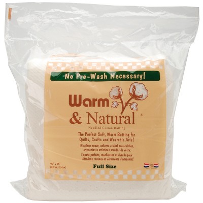 Warm Company Warm & Natural Cotton Batting-Full Size 90"X96" FOB: MI