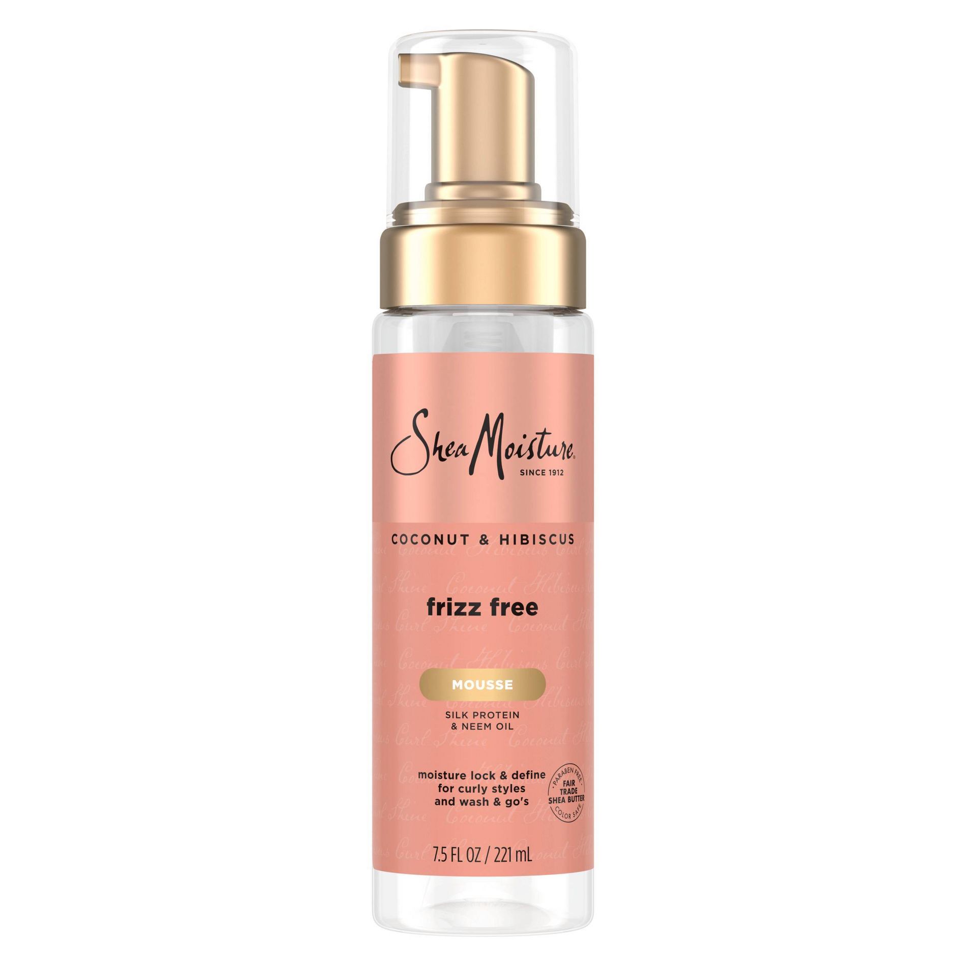 SheaMoisture Coconut and Hibiscus Frizz-Free Curl Mousse - 7.5 fl oz