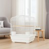 Large Birdcages, Metal Birdcages, Rolling Parrot Cages with Bird Playgrounds and Feeding Accessories, Medium-Sized Pet Birdcages for Various Birds - 2 of 4