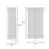 LNC Westystuer 2-Lights 7.5" W Mid-Century Modern  Luxury  Flush Mount Luxury Wall  Lights, Black and Clear Acrylic - 3 of 4