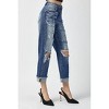 Women's High Rise friend Destroyed Jeans - RISEN - 3 of 4