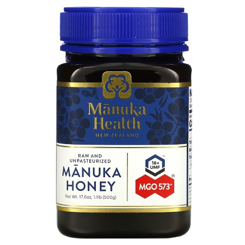 Manuka Health Manuka Honey, Mgo 573+, 17.6 Oz ( 500 G) : Target