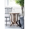 Marion Side Table with Durian Wood Natural - A&B Home: Round, No Assembly, Rubberwood Frame - 4 of 4