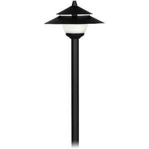 John Timberland Pagoda 15" High Low Voltage LED Landscape Light - 1 of 4