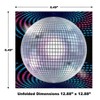 Beistle Disco Ball Napkins, (48/Pkg) Multicolored - 4 of 4