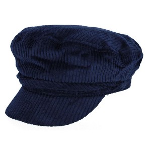 CTM Women's Chunky Corduroy Cabbie Hat - 1 of 3