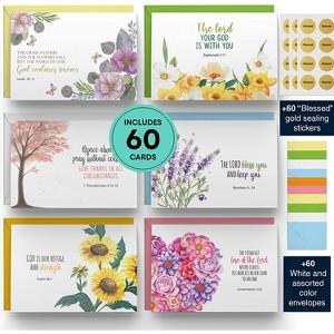 Dessie 60 Inspirational Christian Cards with Uplifting Verses and Designs 4 x 6 - 1 of 4