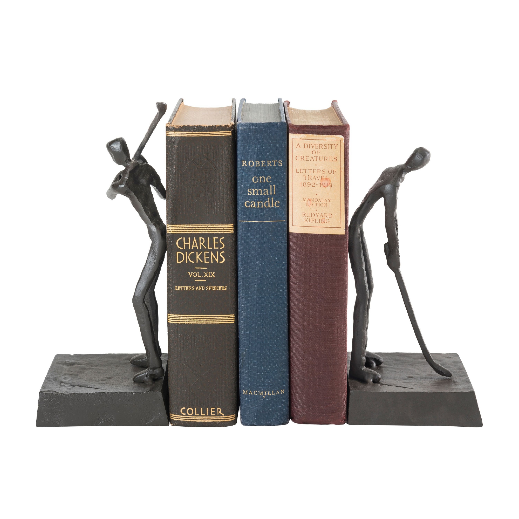 Danya B Golfers Iron Bookend Set " Golf Home and Office Decor