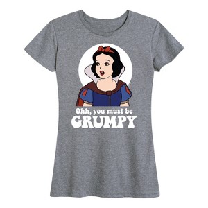 Women's - Disney Princess - You Must Be Grumpy Short Sleeve Graphic T-Shirt - 1 of 4