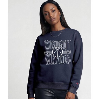 NBA Washington Wizards Women's Crew Neck Fleece Sweatshirt - XL