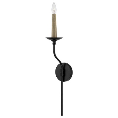 Capital Lighting Wilder 1 - Light Wall Light in  Matte Black