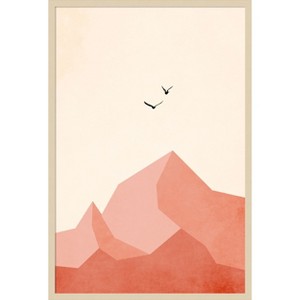 Amanti Art Zugspitze by Eins Kubistika Wood Framed Wall Art Print - 1 of 4