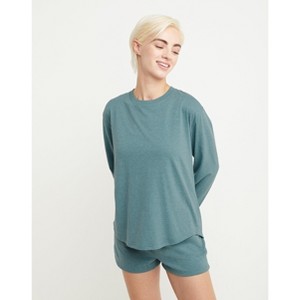 Hanes Originals Tri-Blend Women's Long Sleeve T-Shirt, Relaxed Fit - 1 of 4