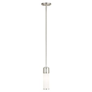 Livex Lighting Weston 1 - Light Pendant in  Polished Nickel - 1 of 1
