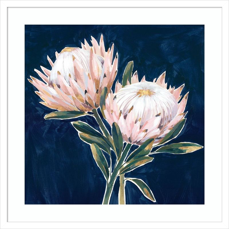 25&#34; x 25&#34; King Protea Flowers by Isabelle Z Wood Framed Wall Art Print - Amanti Art, 1 of 11