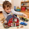 1405PCS Western Farm Barn Building Set with Interactive Windmill, Tractor & Animal Playset for Ages 8+ - 3 of 4