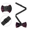 INSPIRE CHIC Men's Velvet Adjustable Pre-Tied Bow Tie - 2 of 4