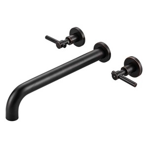 WOWOW  Wall Mounted  2-Handle Bathtub Roman Tub Faucet - 1 of 4