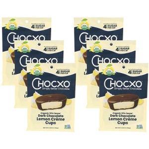 Chocxo Dark Chocolate Lemon Creme Cups - Case of 6/3.45 oz - 1 of 4