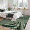 Modern Geometric Area Rug Washable Rug with Non Slip Rubber Backing Soft Non Shedding Carpet, Indoor Low Pile Thin Foldable Mat - 2 of 4