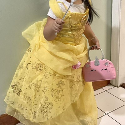 Disney Princess Belle Majestic Dress With Bracelet And Gloves : Target