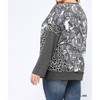 Women's Pasley Leopard Color Block Top - GiGiO - 2 of 3