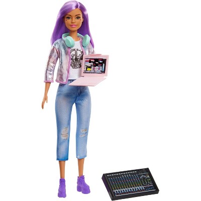 Barbie Career of the Year Music Producer Doll - Purple Hair