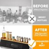 Bamboo Stove Top Magnetic Shelf with Labels Over Oven (Natural, 2 Pack 15", Up to 30" Length) - 4 of 4