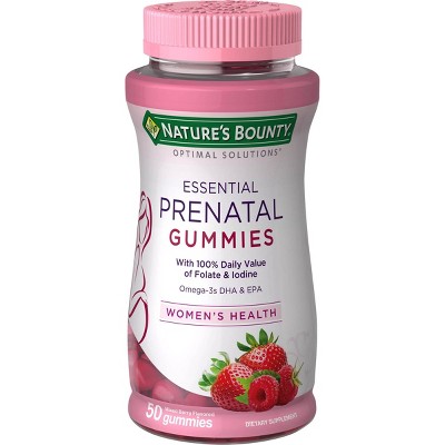 Optimal Solutions Prenatal Gummies - Strawberry - 50ct