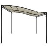 vidaXL Canopy Cream 13.1'x9.8' 0.6 oz/ftÂ² Fabric and Steel - 4 of 4