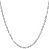 Steeltime unisex sterling silver box link chain necklace. Color Options: Silver, Gold - 2 of 3