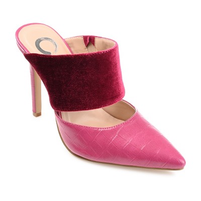 Journee Collection Womens Sutonn Mules High Stiletto Pointed Toe Pumps