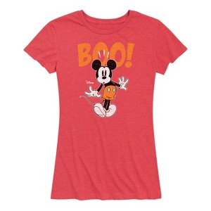 Women's - Disney - Mickey's Halloween Animation Short Sleeve Graphic T-Shirt - 1 of 4