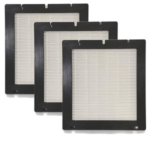 Nispira True HEPA Replacement Filter Compatible with Ivation 5-in-1 Air Purifier Ozone Generator IVAOZAP04, 3 Pack - 1 of 4