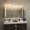 Rennnsan Arven 37" Hardwired 5 -Light Crystal Dimmable Contemporary Dimmable Vanity Light - 2 of 4
