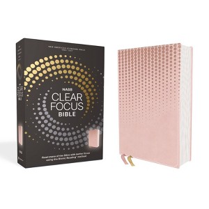 Nasb, Clear Focus Bible, Leathersoft, Pink - by  Zondervan (Leather Bound) - 1 of 1