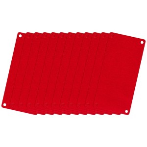 Unique Bargains DIY Laser Printing Office Engraving Blank Metal Card 12 Pcs - 1 of 4