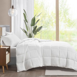 Okak All Size Cotton Down Diamond Quilting Alternative Featherless Bed Comforter,Comfortable Silky Soft Quilt Bedding for Cold Weather - 1 of 4