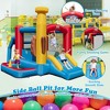 Costway Baseball Themed Jumping House Kids Bouncy Castle w/ 50 Ocean Balls & 735W Blower - 3 of 4