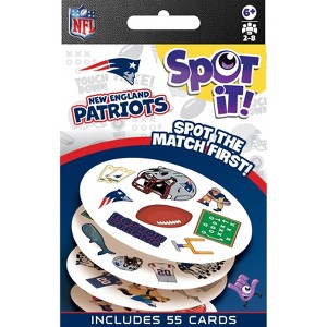 MasterPieces Officially Licensed NFL New England Patriots Spot It Game for Kids and Adults - 1 of 4