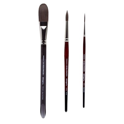  Kingart 3pc Equinox Brush Set 