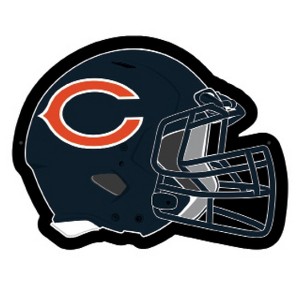 Evergreen Ultra-Thin Edgelight LED Wall Decor, Helmet, Chicago Bears- 19.5 x 15 Inches Made In USA - 1 of 4